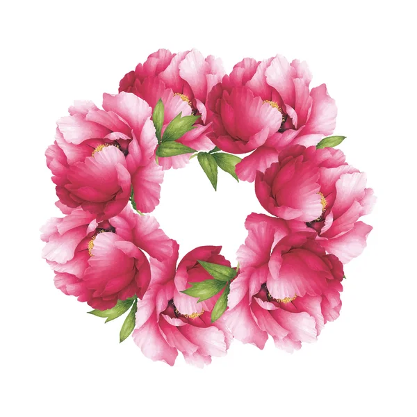 Şakayık, çiçek, suluboya, gül, izole, pembe, buket, çelenk, kutlama, sevinç, zafer, kadınlık, bitkiler, flora