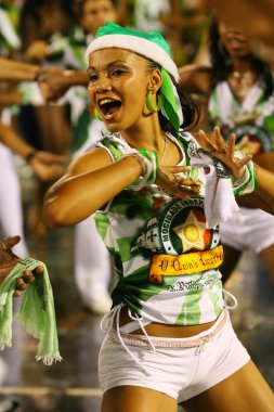 Samba okul sunuyu Show'da Sambodrome
