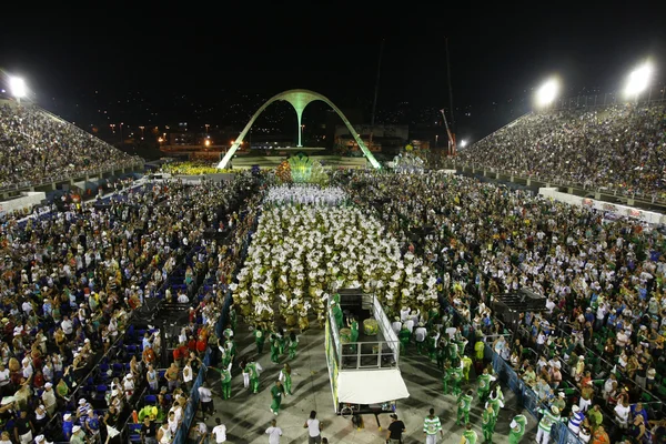 Samba okul sunuyu Show'da Sambodrome