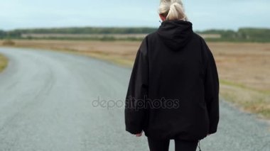 kentsel erkek siyah anorak