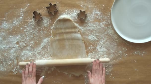 Dolce tradizionale di Natale fatto in casa — Video Stock