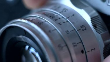 Klasik fotoğraf makinesi ayrıntıları