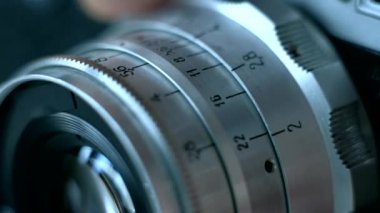 Klasik fotoğraf makinesi ayrıntıları