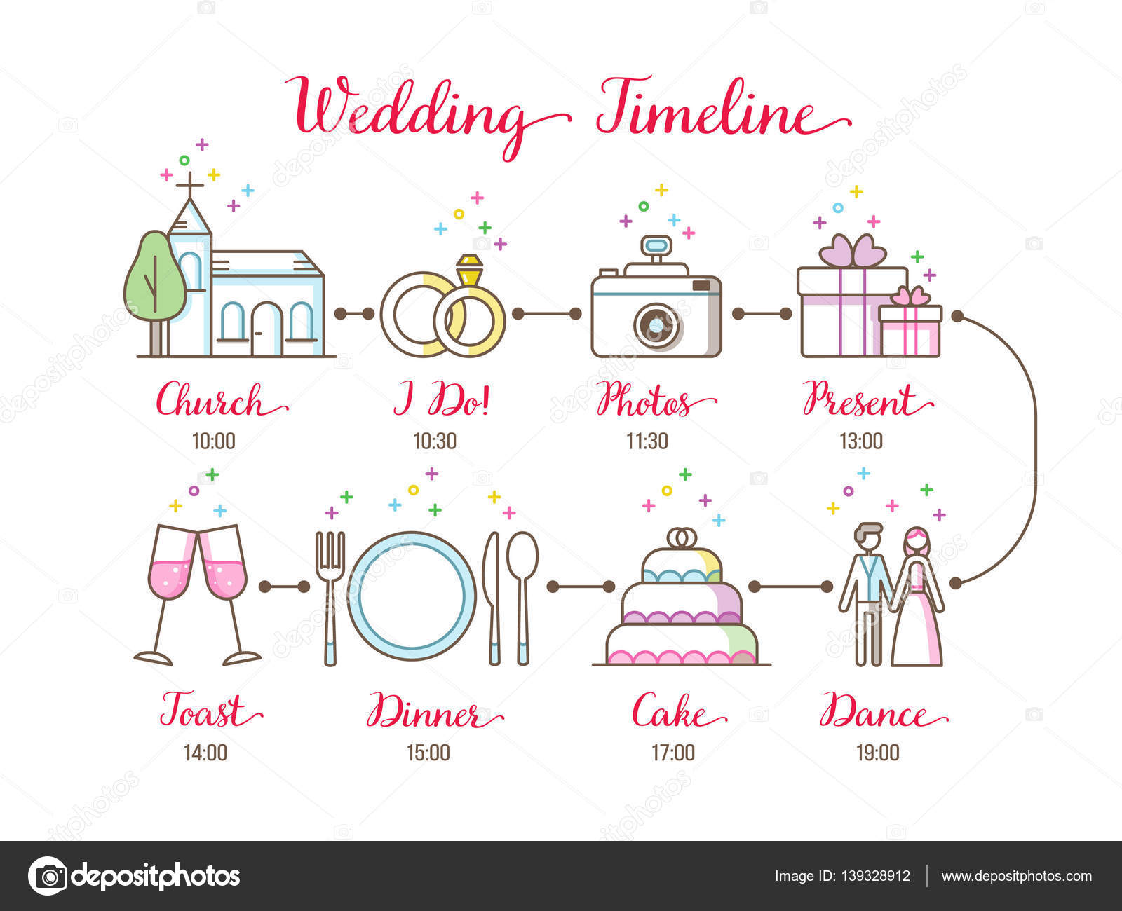 Free Free Wedding Timeline Svg 668 SVG PNG EPS DXF File