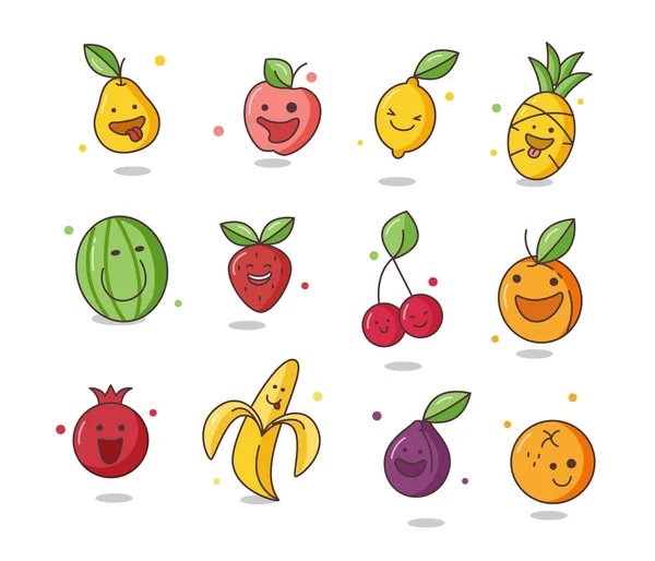 Deli meyve illüstrasyon