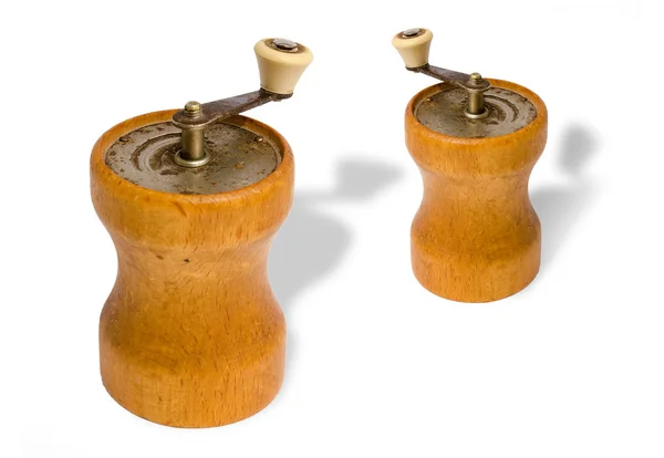 Değirmen karabiber beyaz izole