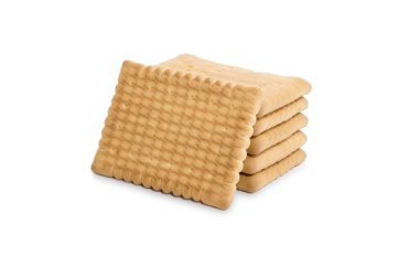 Biscuits on white background  isolated  clipart