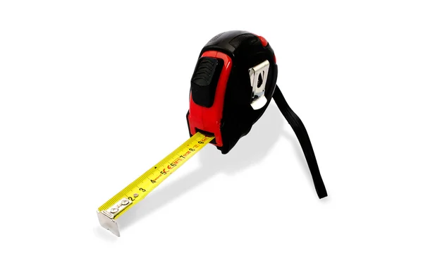 Kırmızı metre beyaz izole