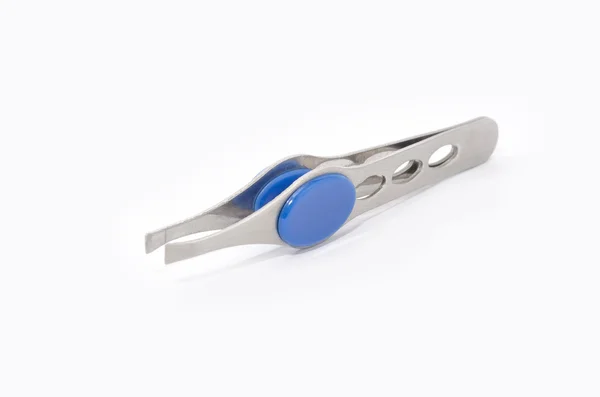 Saç cımbız beyaz izole