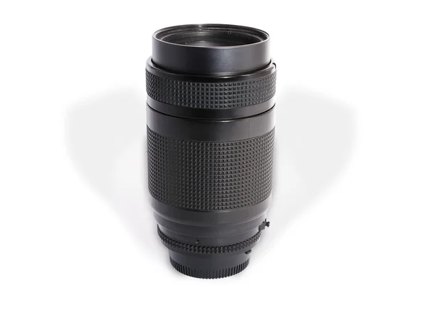 Beyaz izole dijital SLR lens Optik