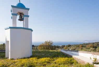 Kilisenin çan kulesi Kos Adası