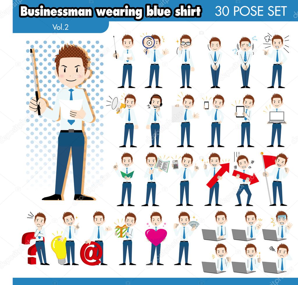  Businessman wearing blue shirt2