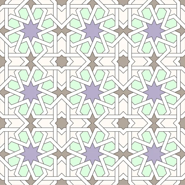 Vektor abstrakter arabischer geometrischer Hintergrund. auf der Grundlage islamischer ethnischer Ornamente. — Stockvektor