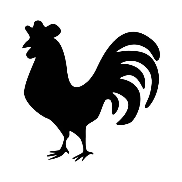 Nuevo gallo de polla negra — Foto de Stock