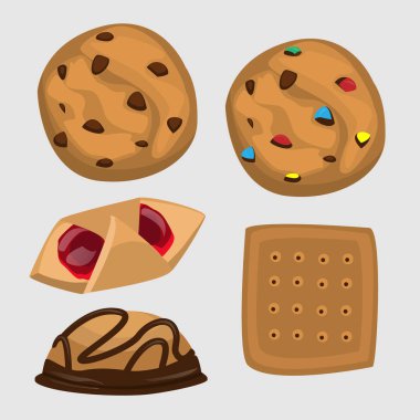 çikolata ve reçel ile farklı tatlılar