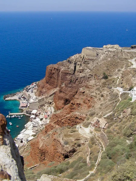 La capital de la isla de Santorini - Fira Imagen de archivo