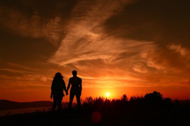 gün batımı arka plan üzerinde