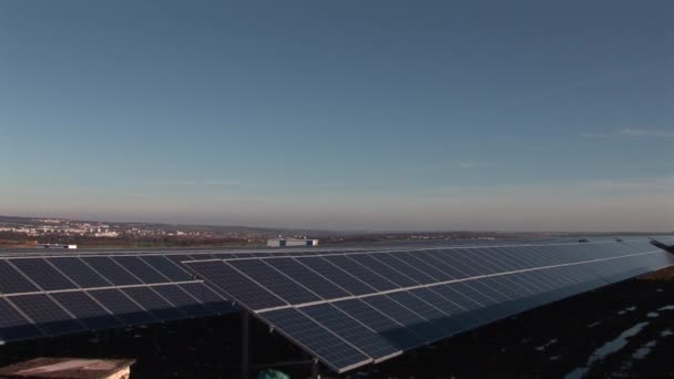 Gran Disparo Paneles Solares Alemania — Vídeo de stock