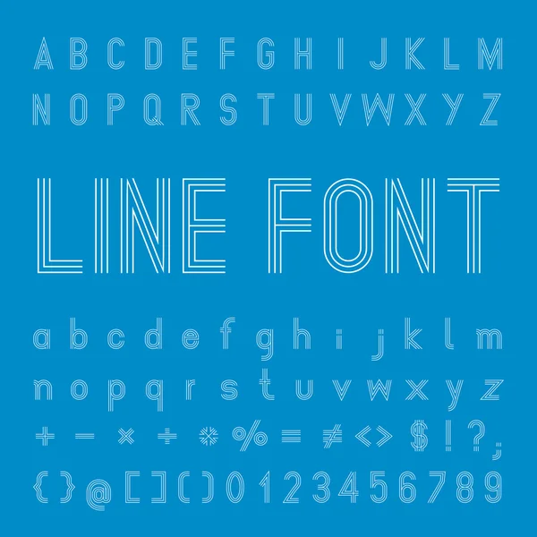 Дизайн шрифта — стоковый вектор