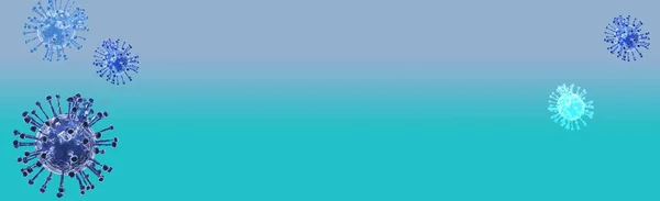 Banner corona virüs illüstrasyonu