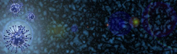 Banner corona virüs illüstrasyonu