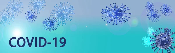 Banner corona virüs illüstrasyonu