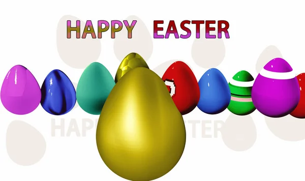Easter Egg Seasonal Art Design — Stock Photo, Image