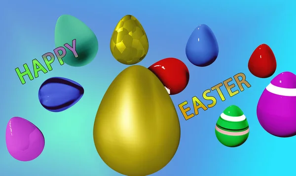 Easter Egg Seasonal Art Design — Stock Photo, Image