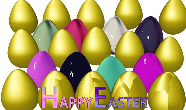 Paskalya yumurtası mevsimlik sanat tasarımı