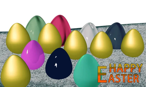 Easter Egg Seasonal Art Design — Stock Photo, Image