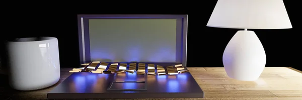 çalışma alanı gece kipinde