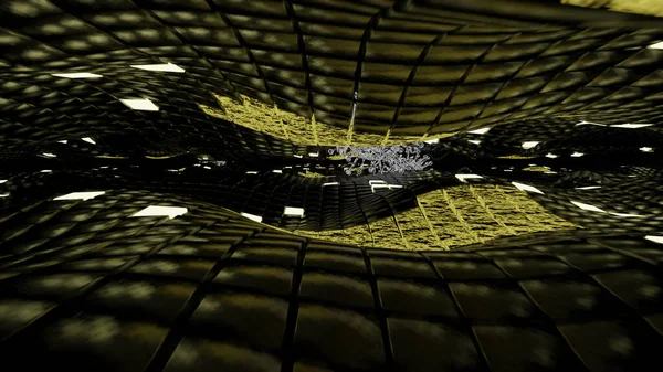 3D oluşturma, Bilim-Kurgu, Soyut doku tuğla blok arkaplanı