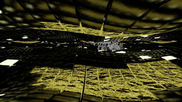 3D oluşturma, Bilim-Kurgu, Soyut doku tuğla blok arkaplanı