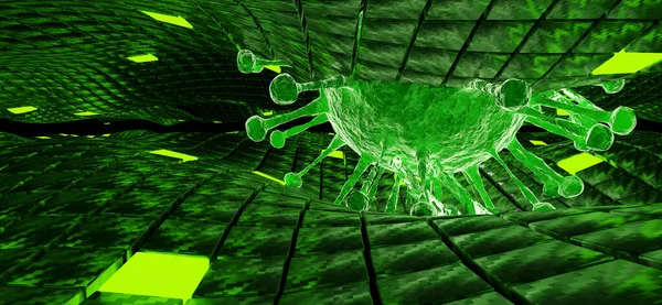 3D oluşturma, Bilim-Kurgu, Soyut doku tuğla blok arkaplanı