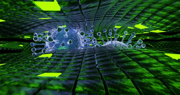 3D oluşturma, Bilim-Kurgu, Soyut doku tuğla blok arkaplanı