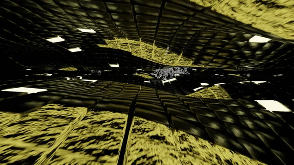 3D oluşturma, Bilim-Kurgu, Soyut doku tuğla blok arkaplanı