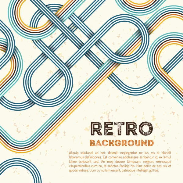 Abstrakter Retro-Hintergrund — Stockvektor