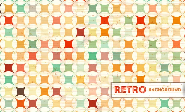 Retro geometrischer Hintergrund — Stockvektor