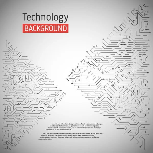 Tekniska vector bakgrund — Stock vektor