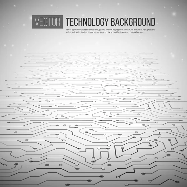 Technológia vektor háttér — Stock Vector