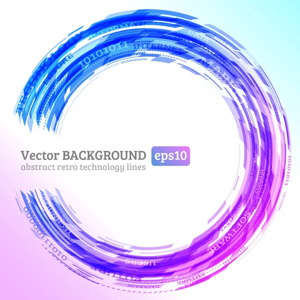 soyut retro teknoloji çevrelerinde