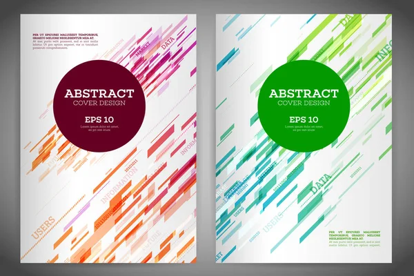 Soyut geometrik kapak el ilanı