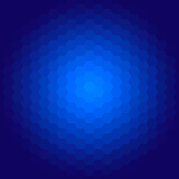 Абстрактный голубой шестиугольник . — стоковый вектор