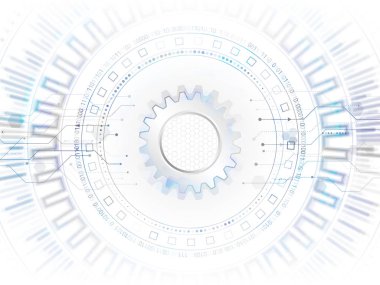 Soyut küresel teknoloji kavramı. 