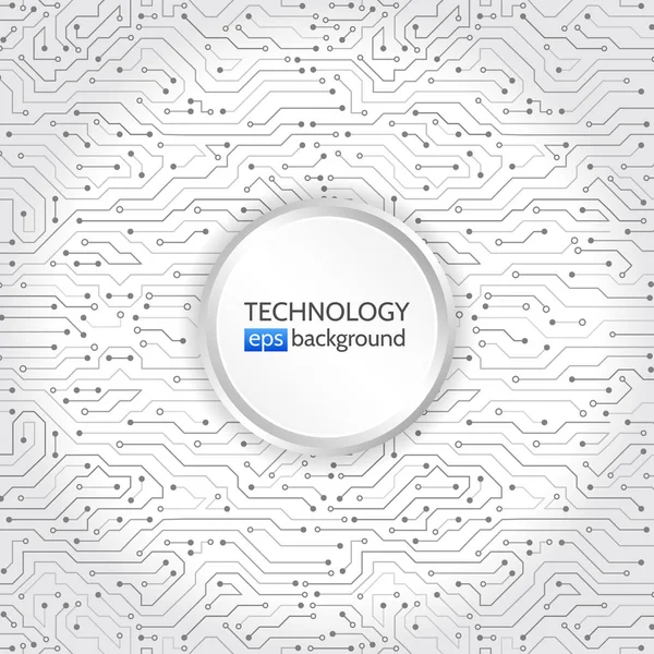 Illustrazione vettoriale circuito stampato . — Vettoriale Stock