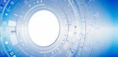 Soyut teknoloji iletişim konsepti. Fütürist dijital yenilik arkaplanı.