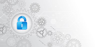 İnternet koruma konsepti. Siber güvenlik ve veri gizlilik koruma vektörü çizimi.