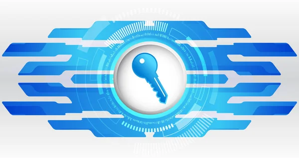 Cybersécurité Des Données Idée Confidentialité Des Informations Cybersécurité Information Protection — Image vectorielle