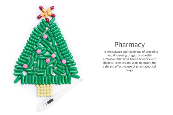 Tablet şeklinde Noel ağacı ve altında bu termometre