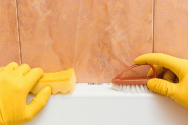 Kalıp banyo temizlemek istiyorum eldiven el